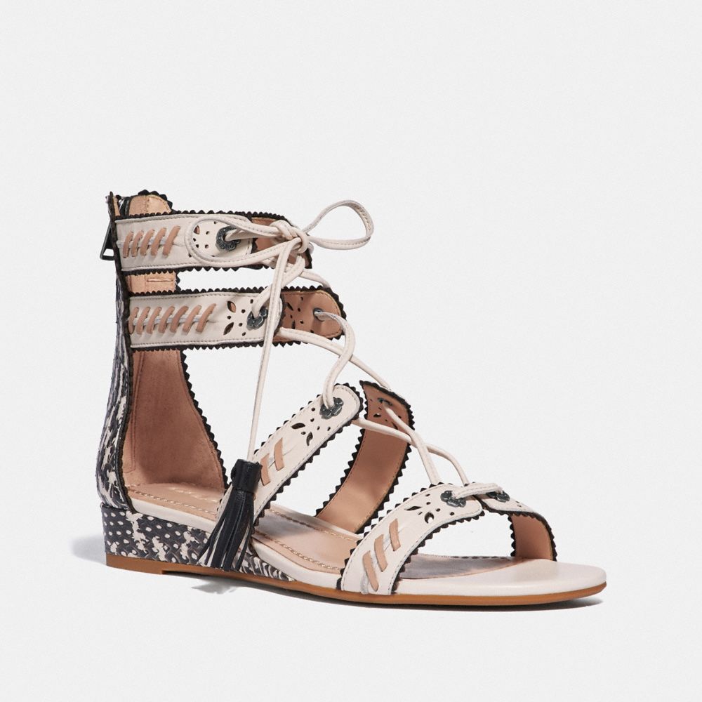 coach via demi wedge sandal