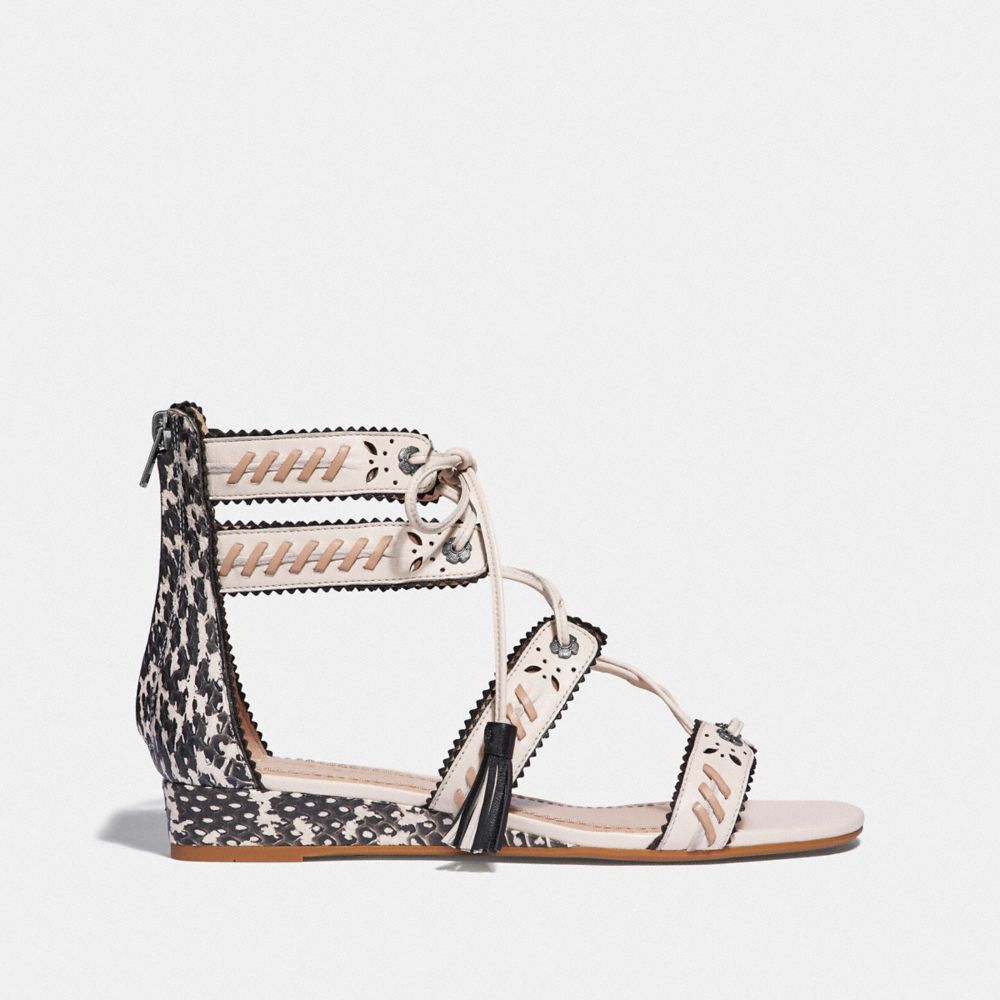 coach via demi wedge sandal