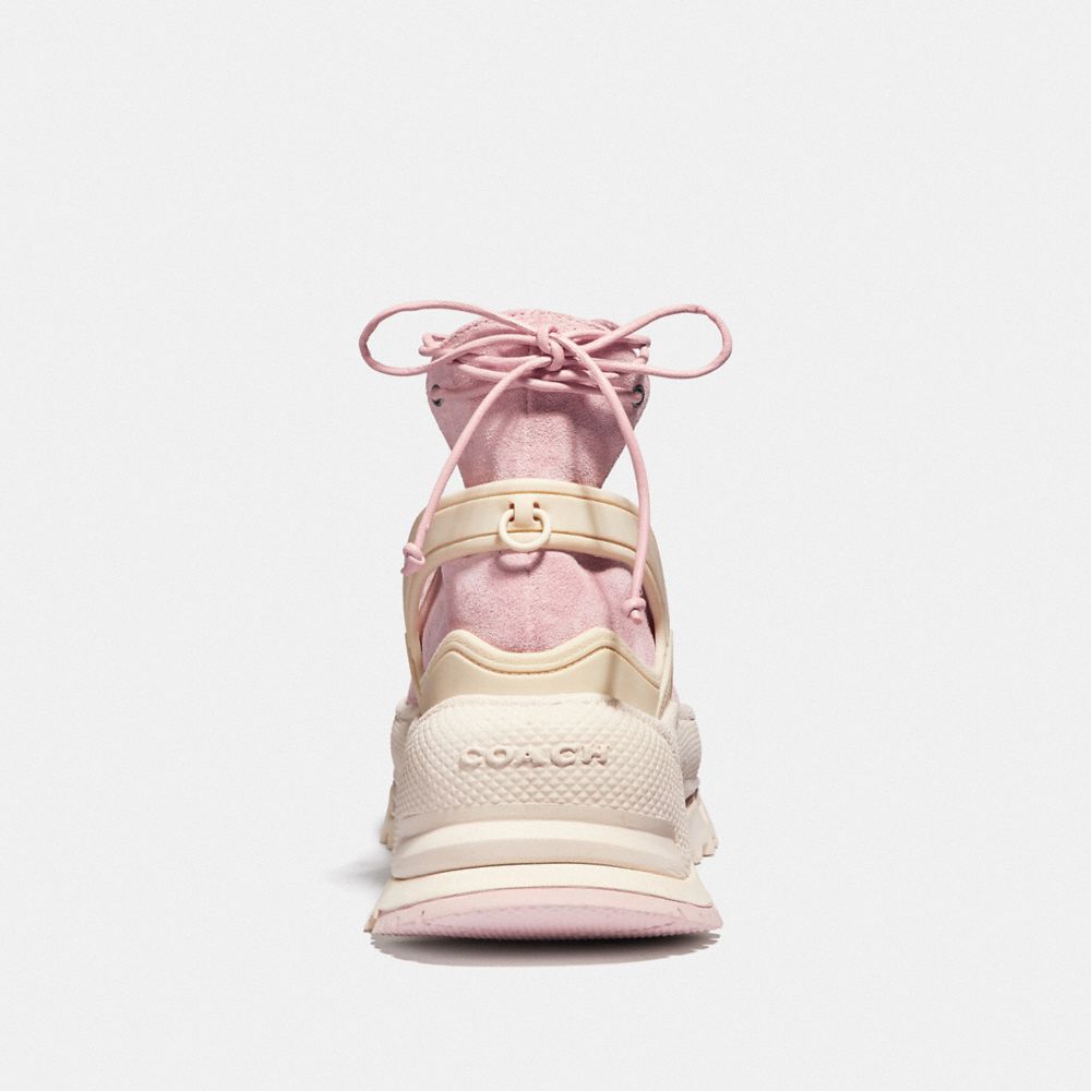 coach lace up ballerina sneaker