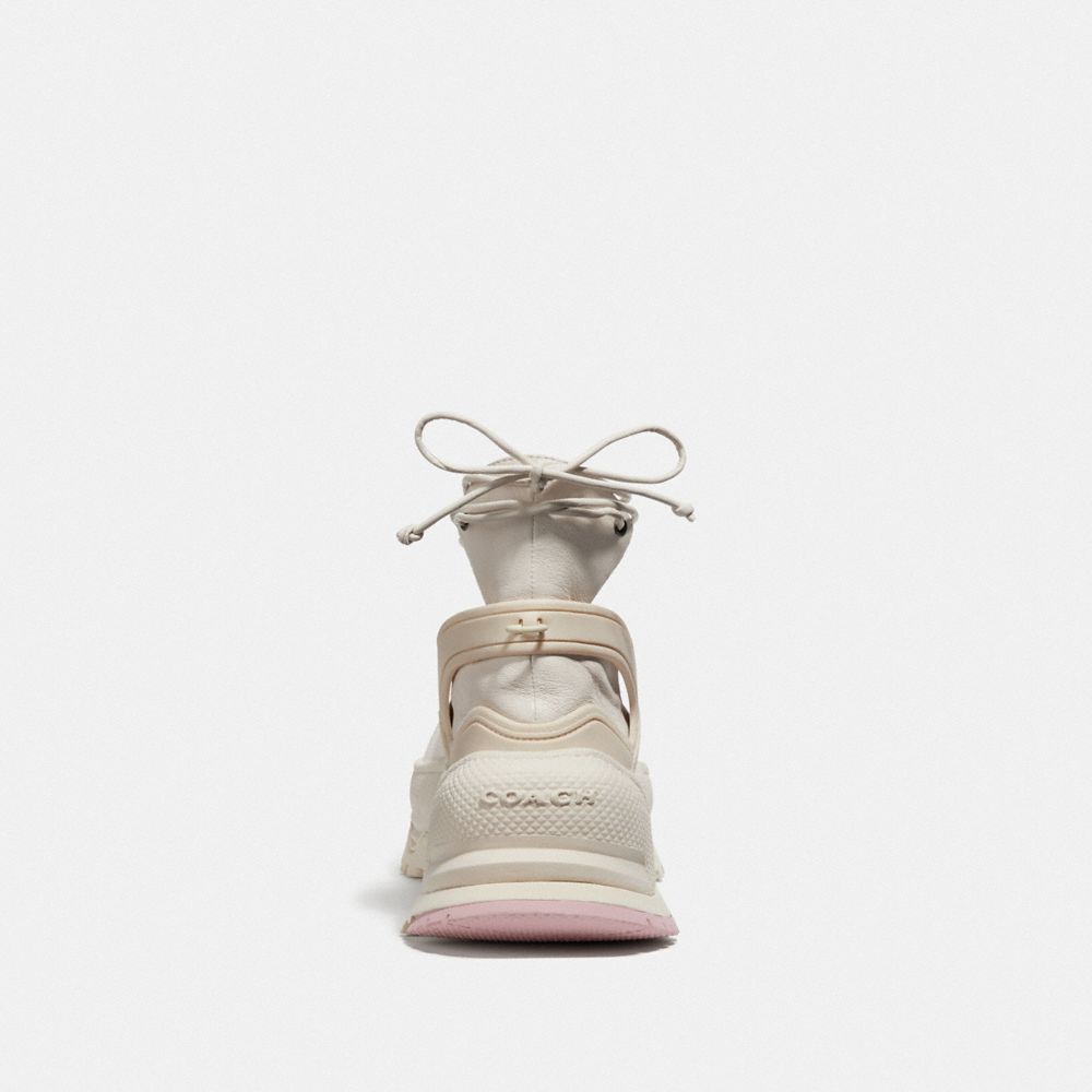 lace up ballerina sneaker coach