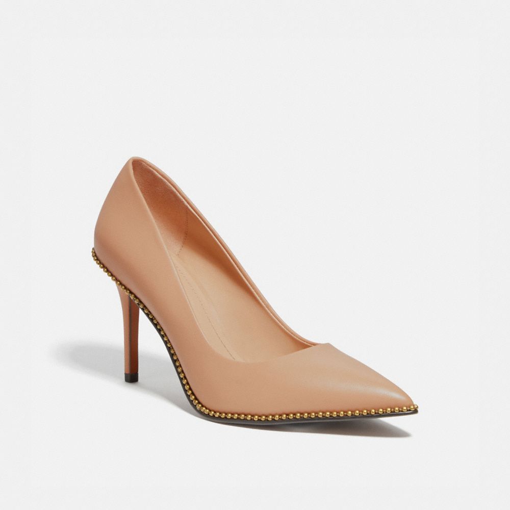 coach nude pumps