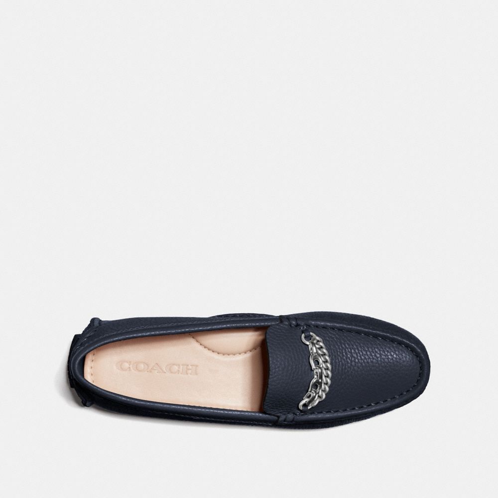 coach crosby driver flats