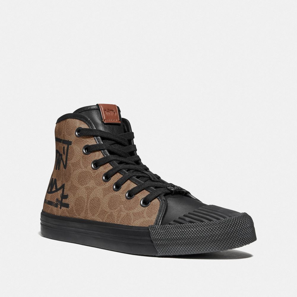 coach high top shoes