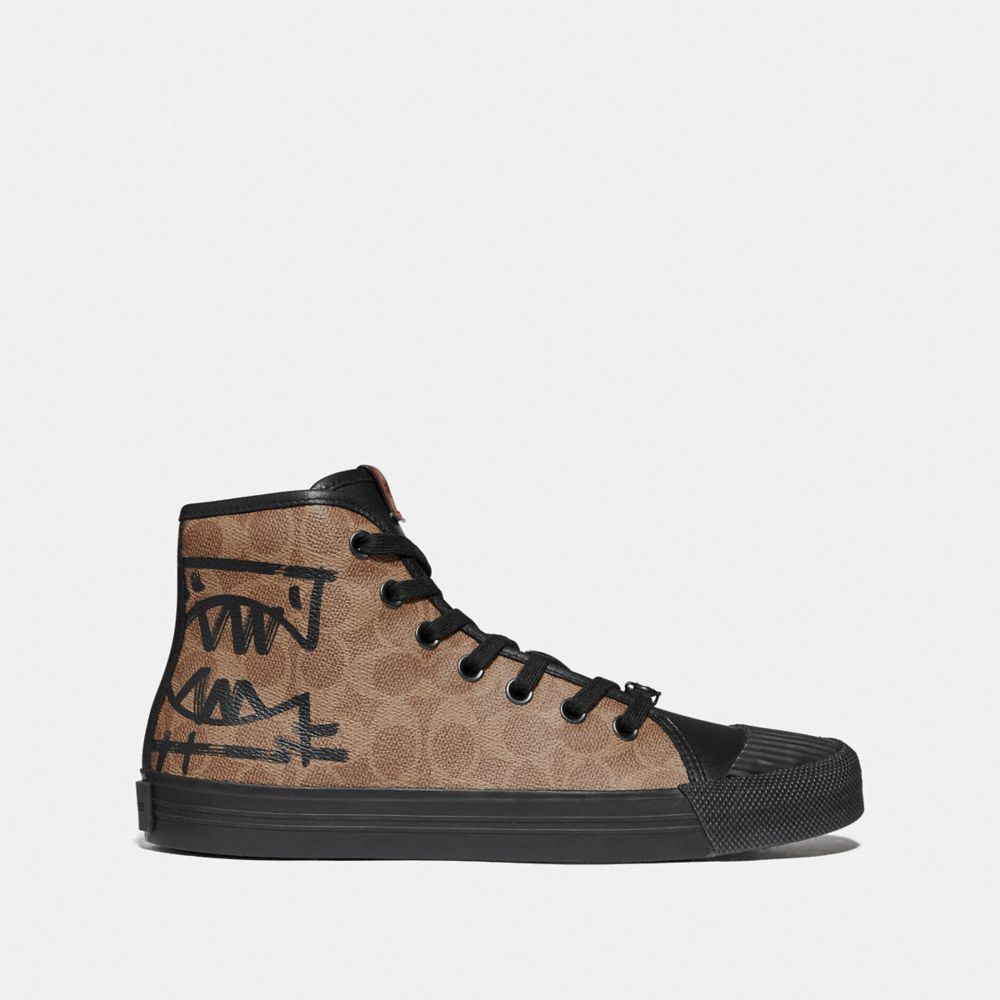 coach high top shoes