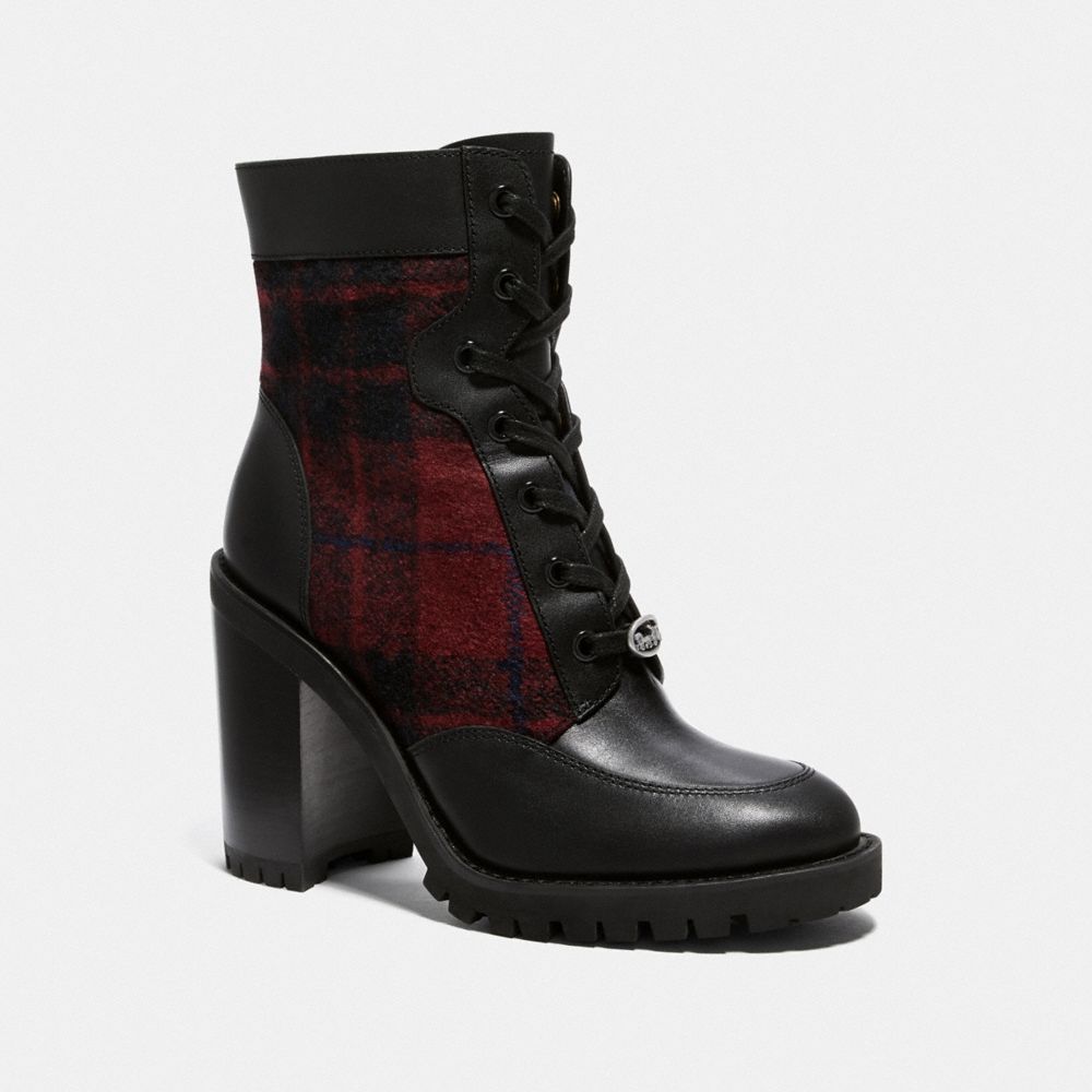 coach red boots