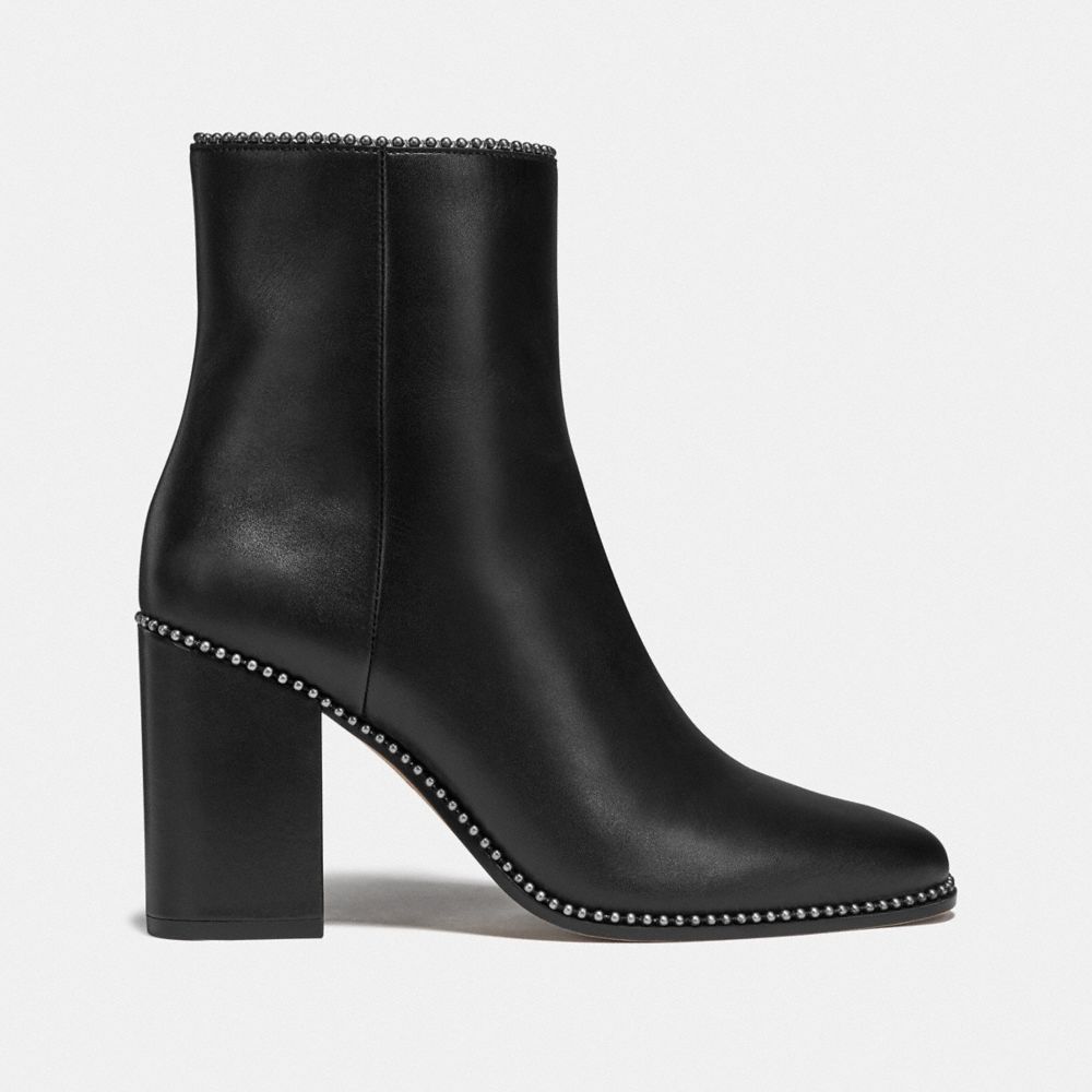coach black bootie