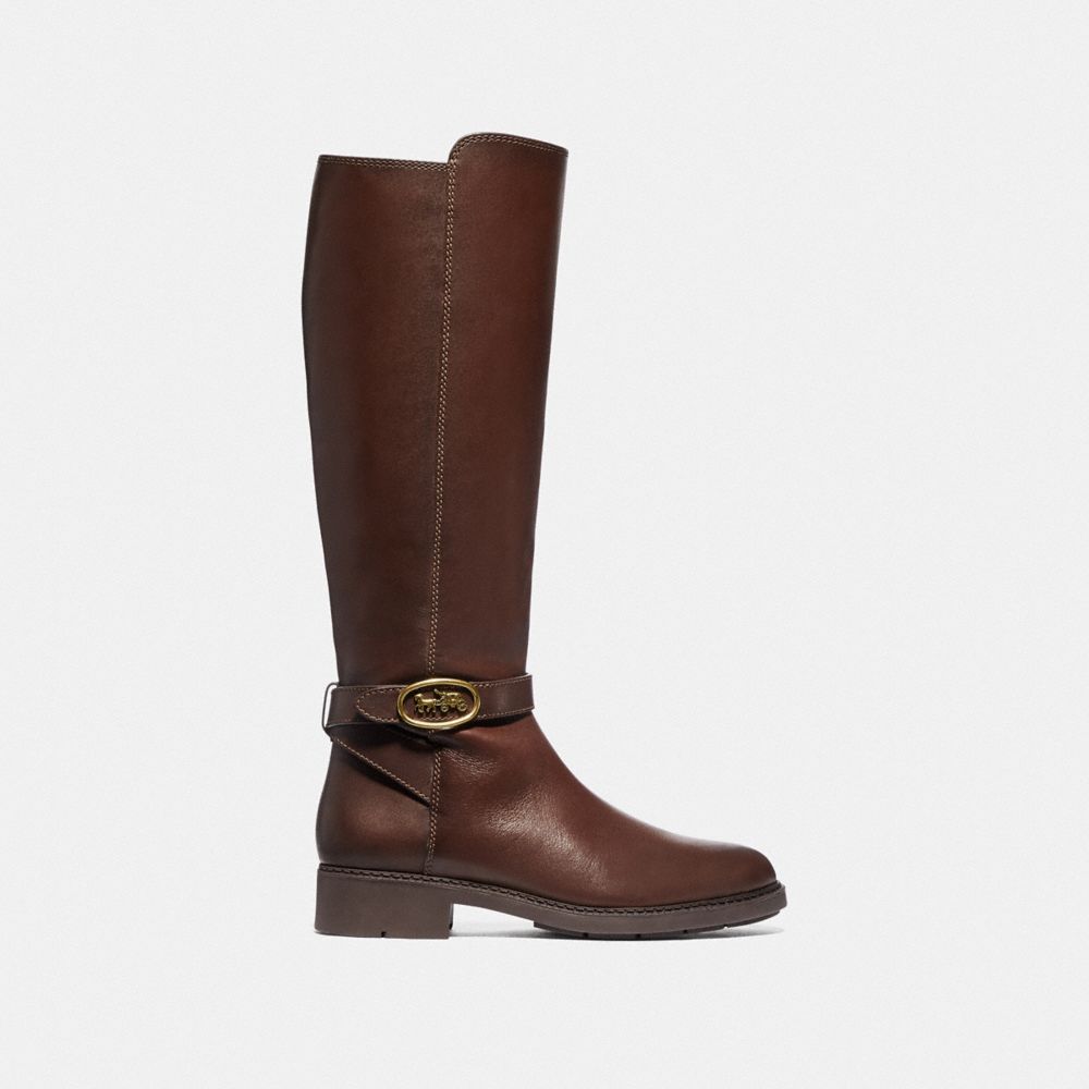 monogram boots wide calf