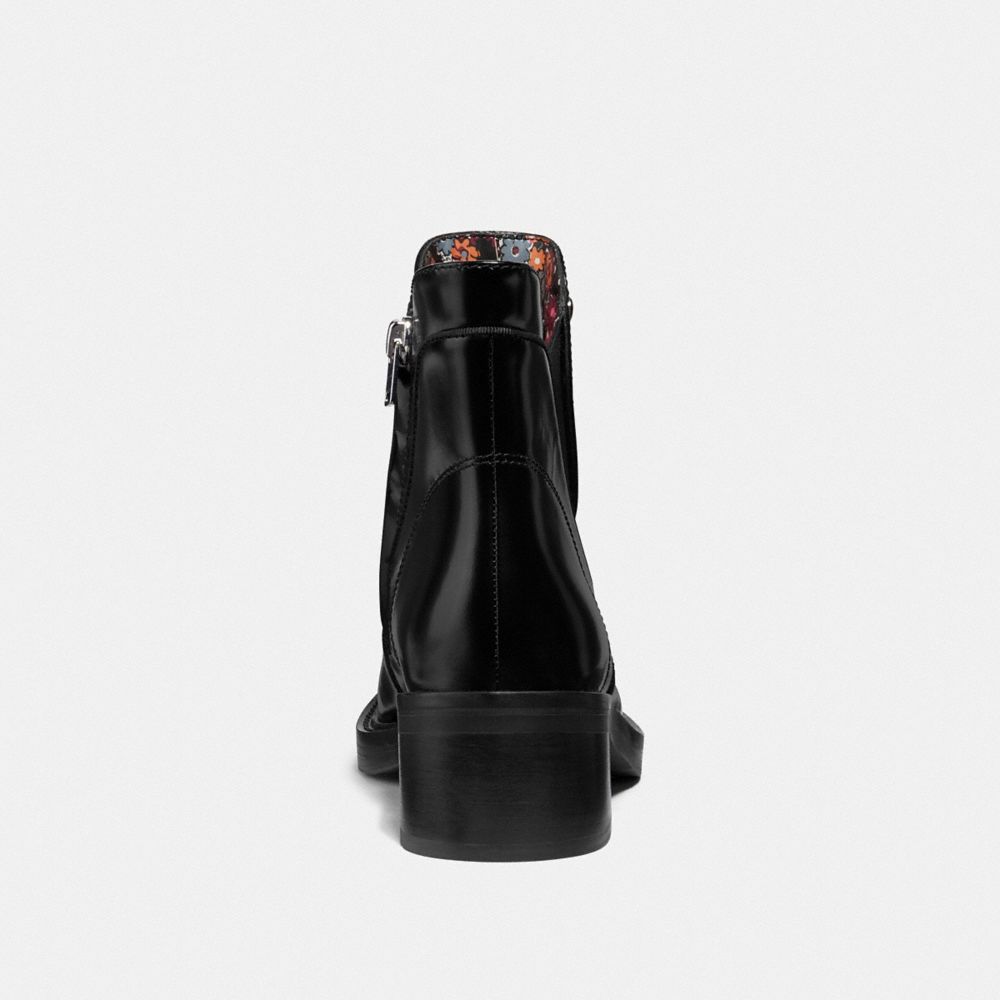 coach moto bootie heel