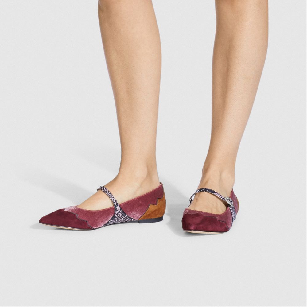 coach tabitha flats