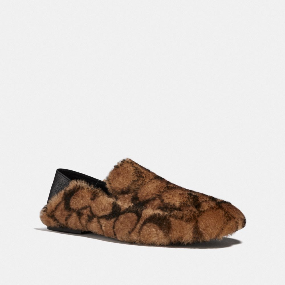 coach slip on slippers