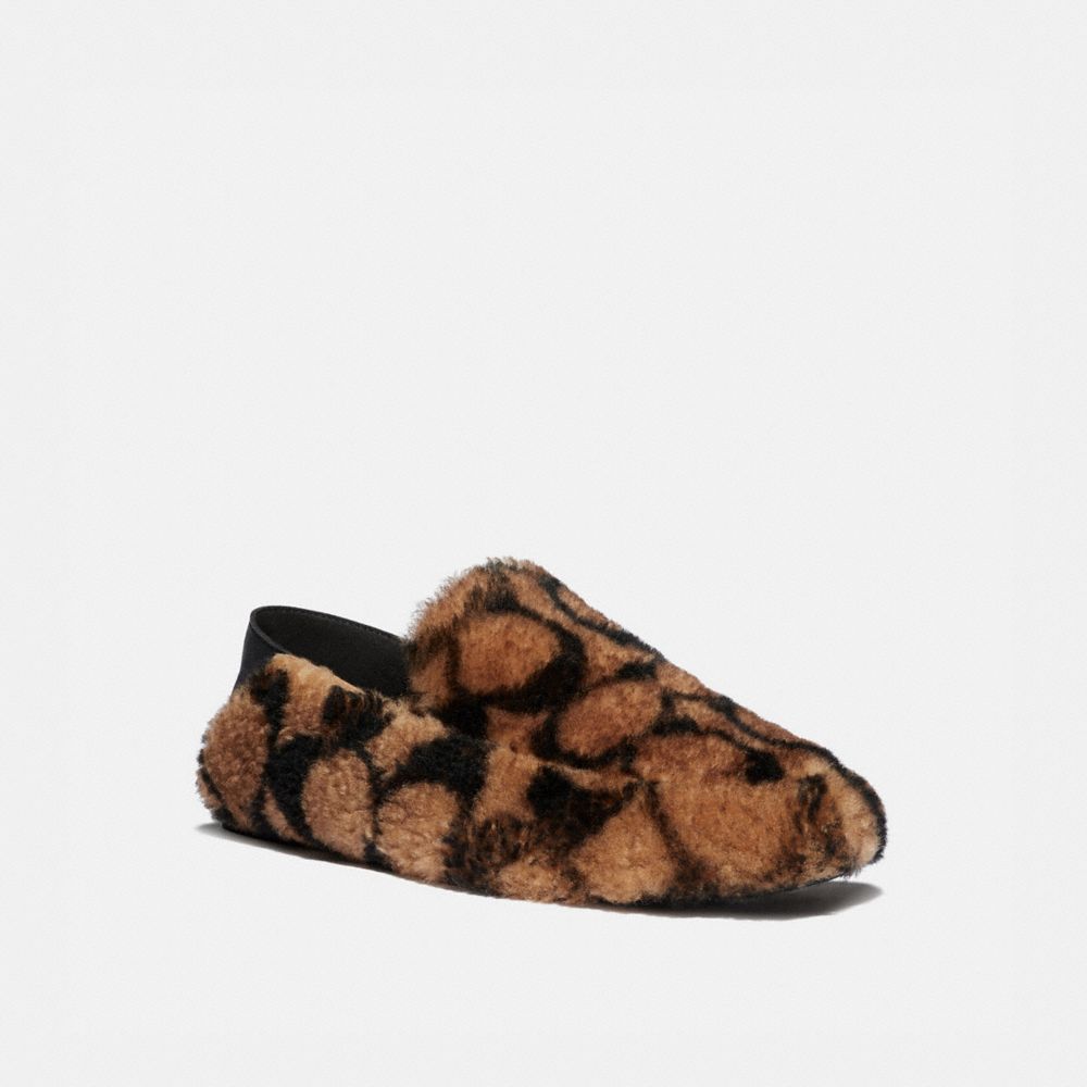 coach slip on slippers