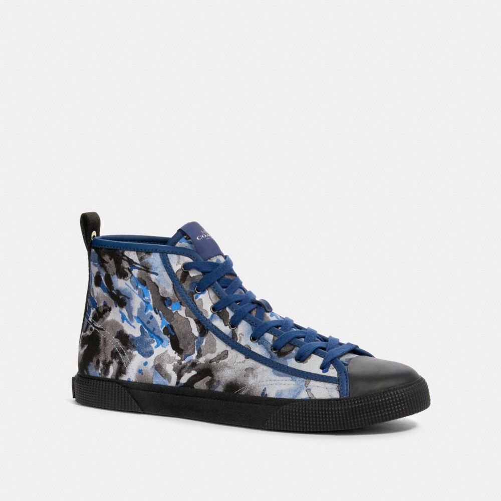 men's coach high top sneakers