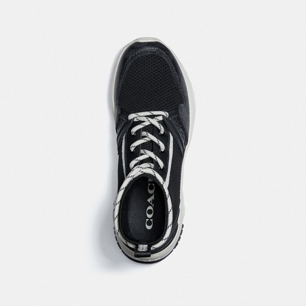 coach c245 high top knit runner