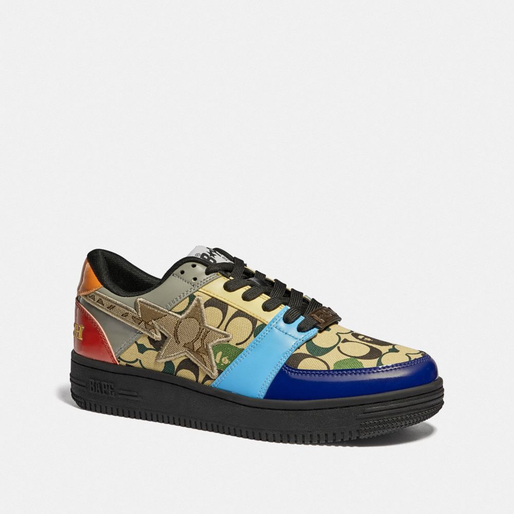 bape coach bapesta