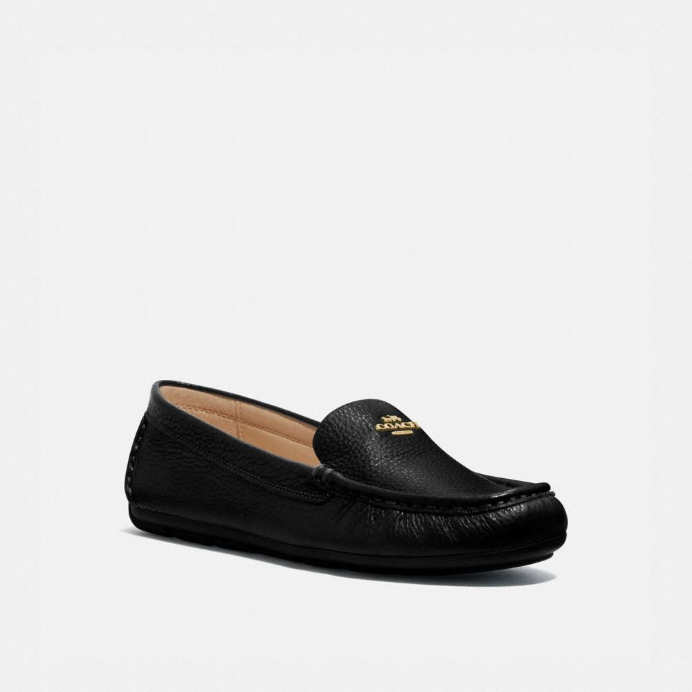 coach black flats