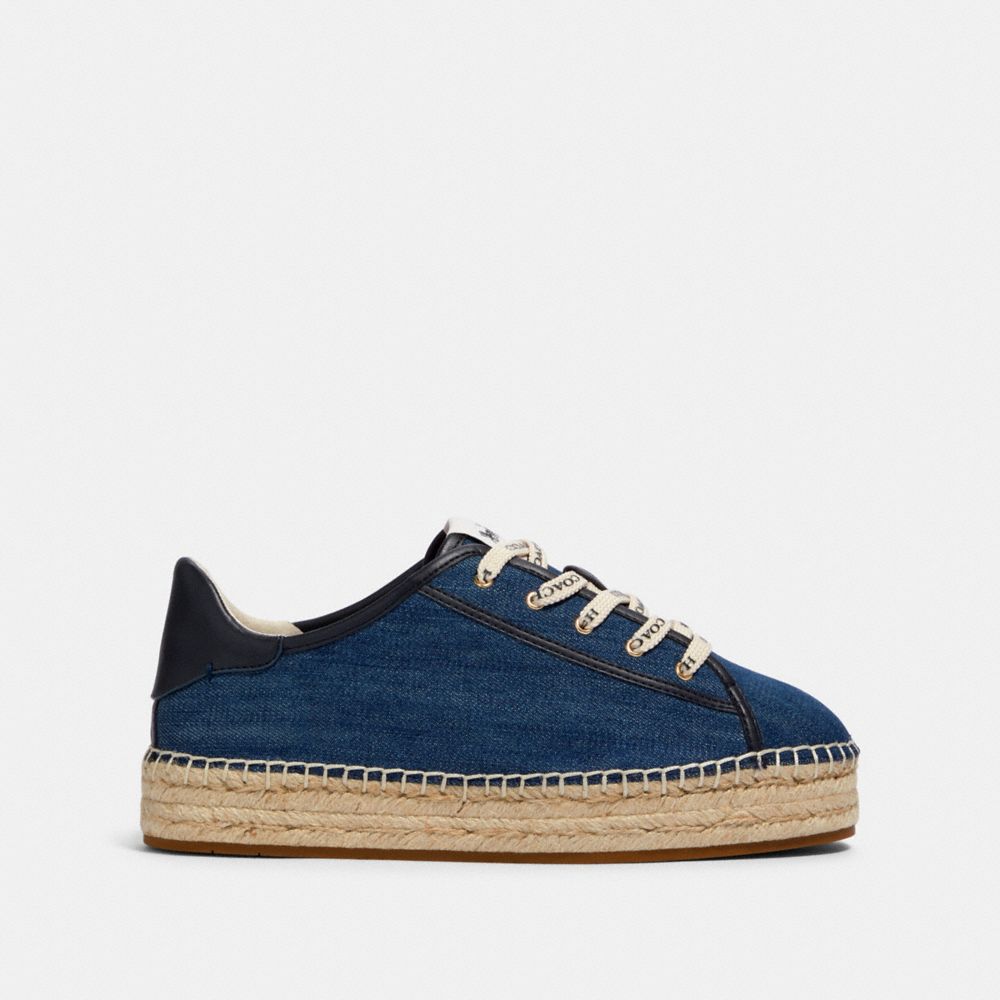 coach denim espadrilles