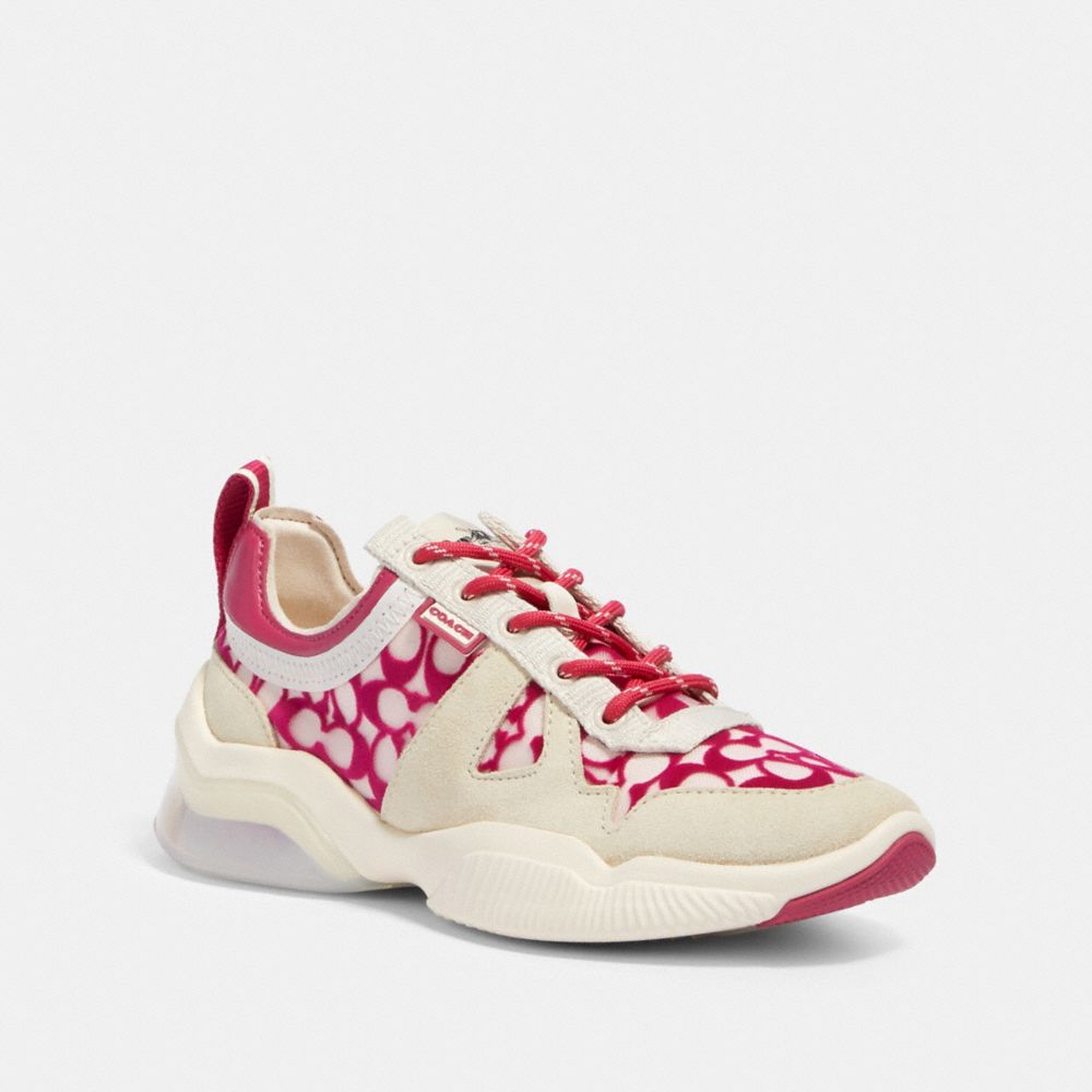 coach sneakers pink