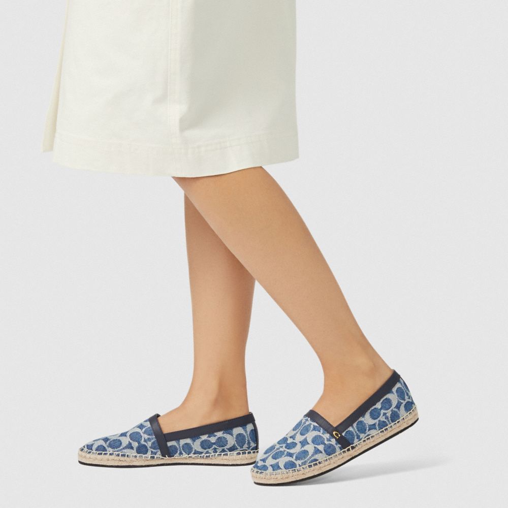 coach espadrilles blue