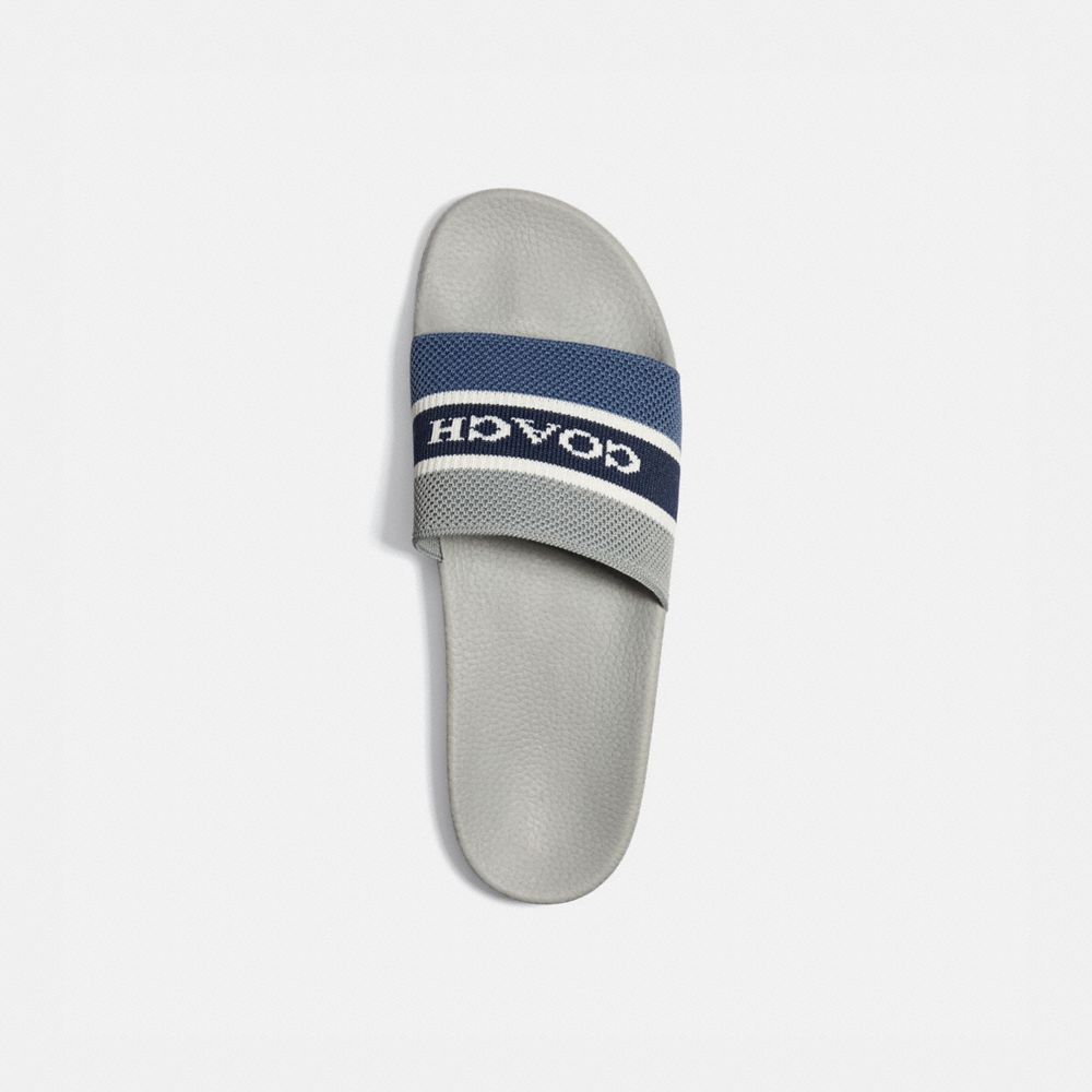 coach knit slides