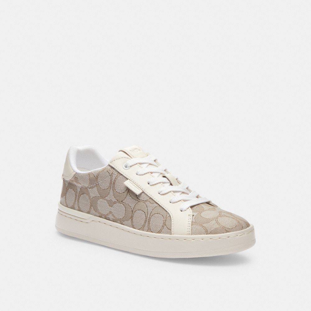 Coach Lowline Low Top Sneaker In White