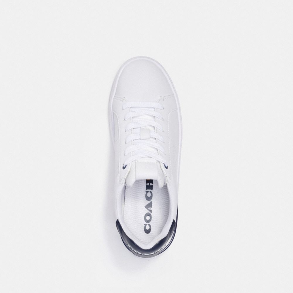 all white coach sneakers