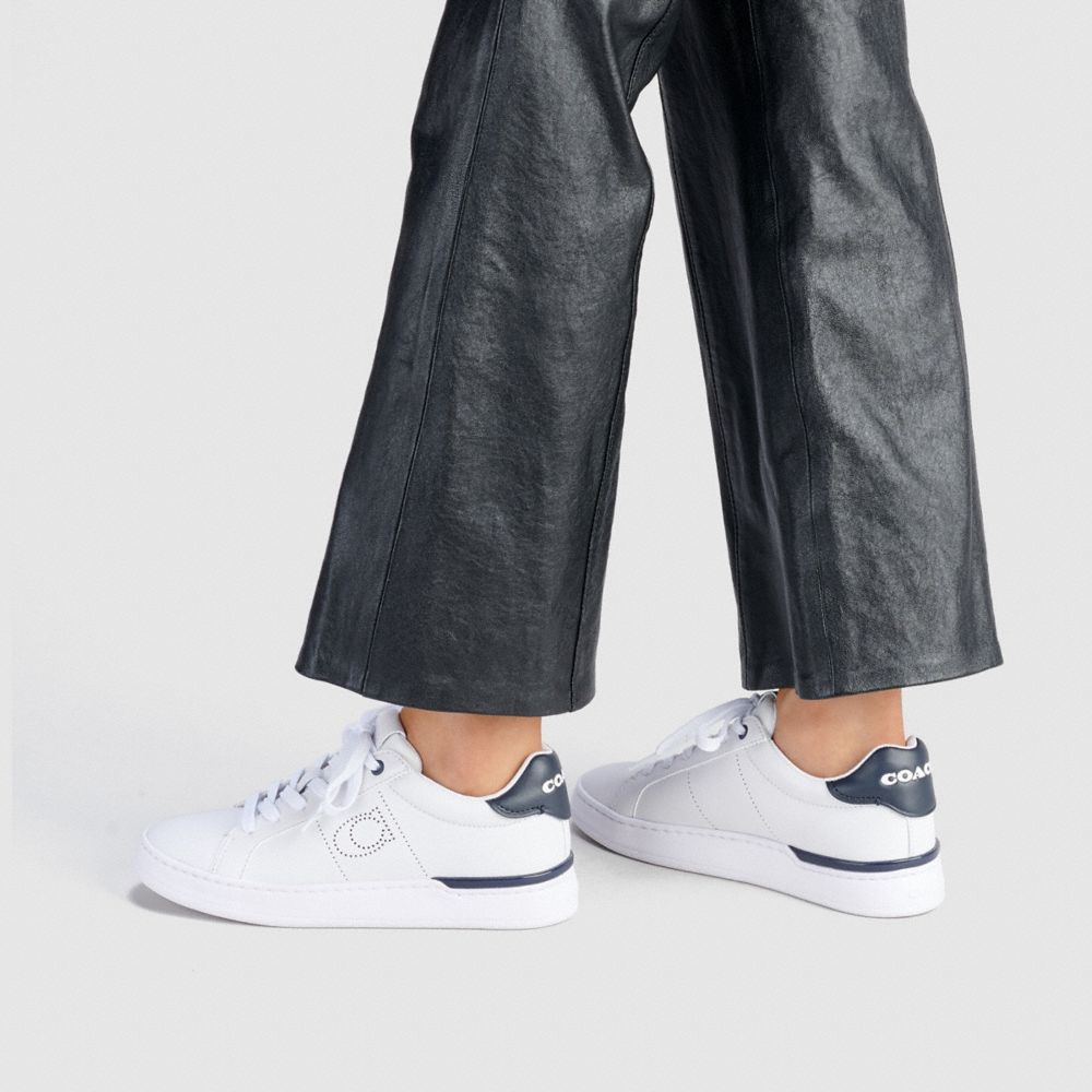 superga leather lace up sneakers