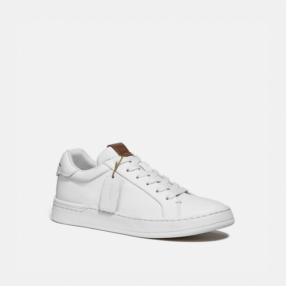 low top leather sneakers