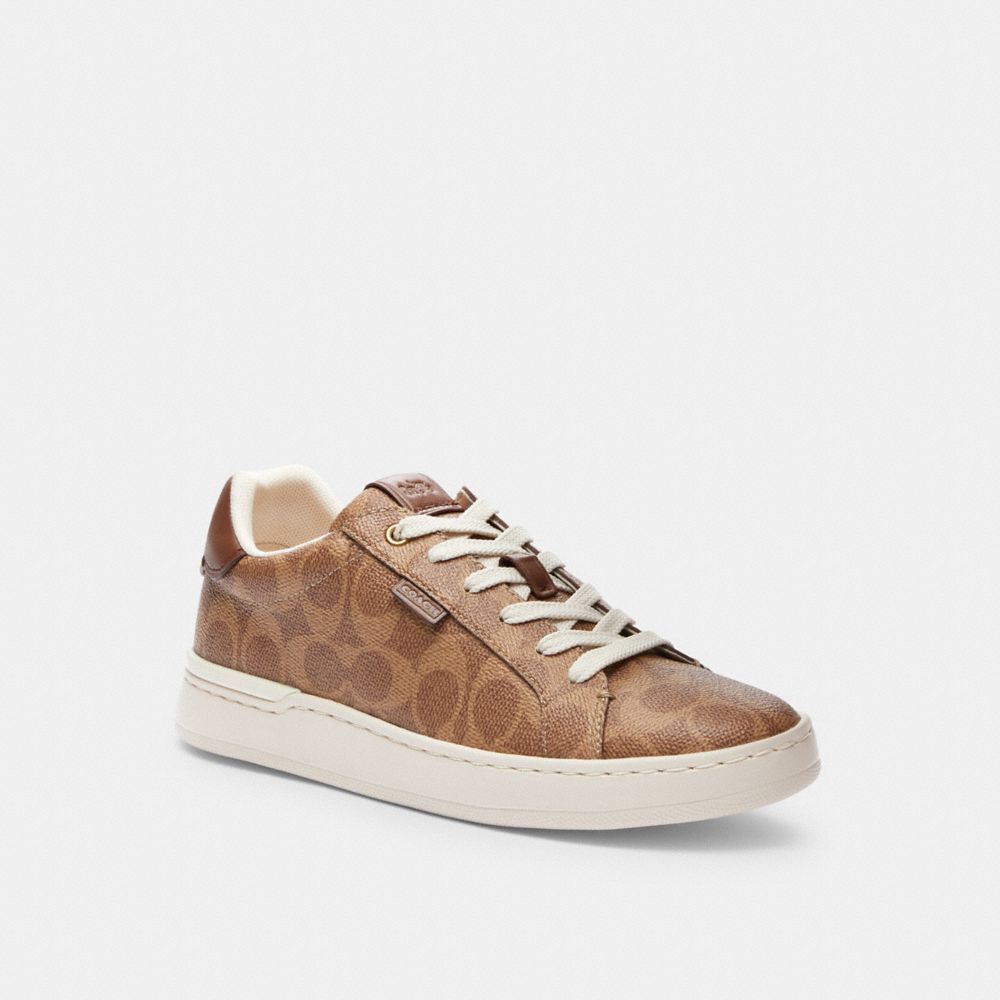 tan high top sneakers womens