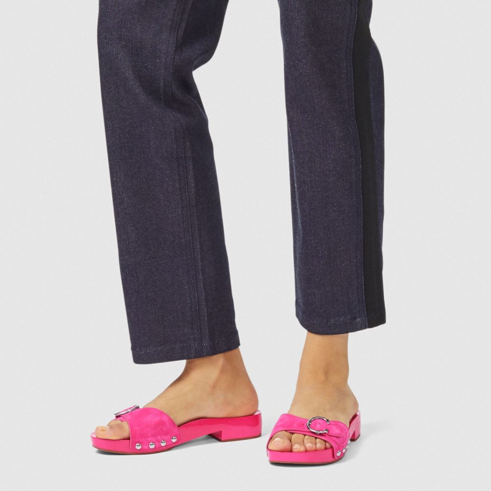 Coach Sandale Bleeker Rose Fuschia SOLDES Soldes pour femme Chaussures Alternate View 4