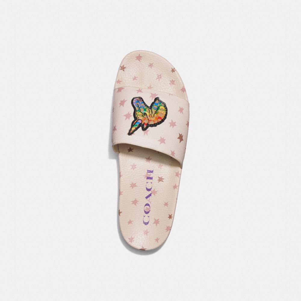 coach pride flip flops