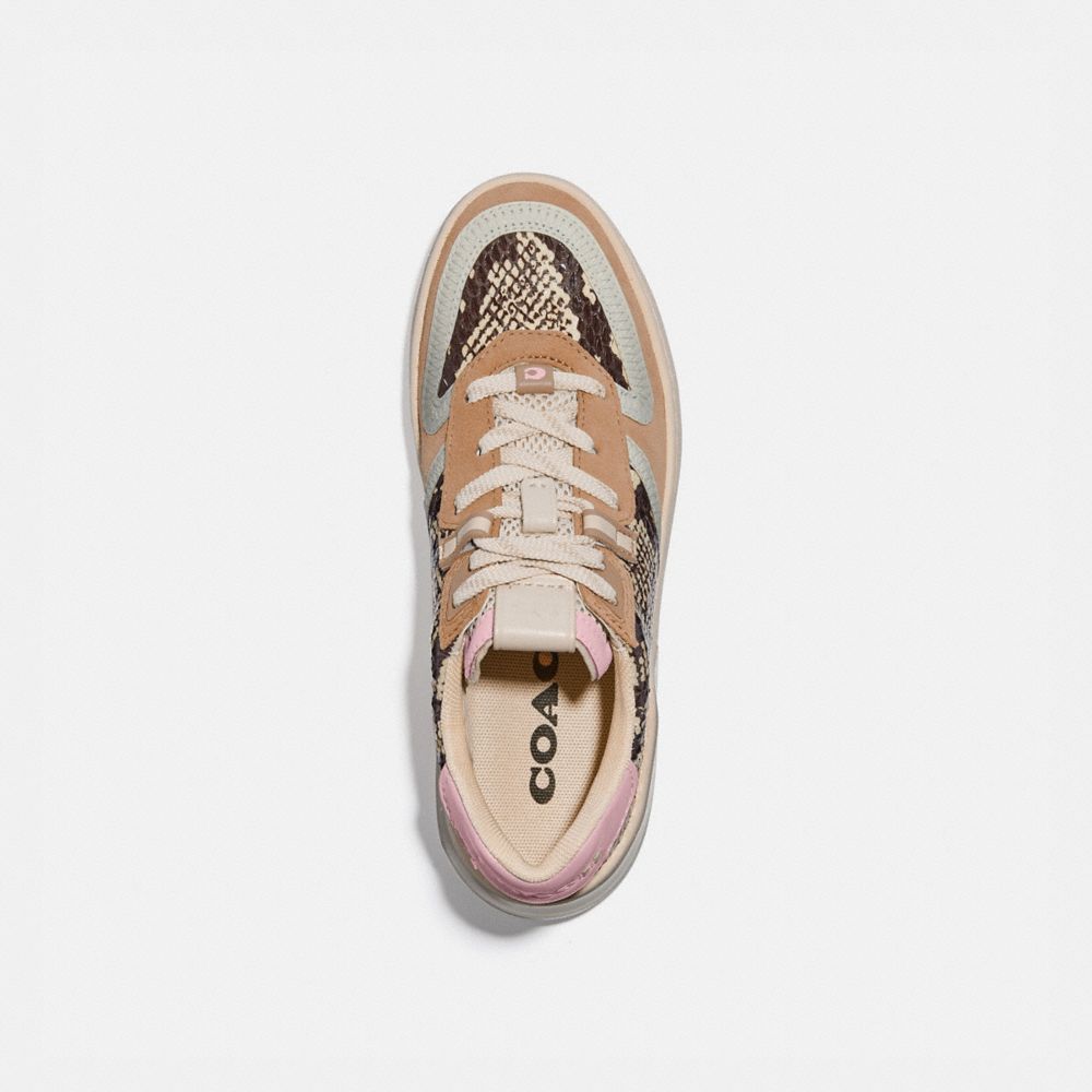 Coach Citysole Court Sneaker Mit Schlangenleder Buche/Aurora  Alternative Ansicht 2