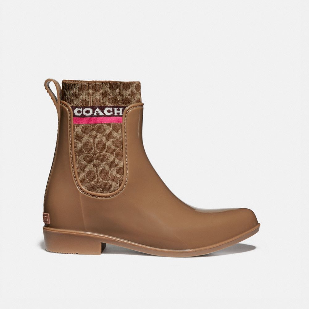 coach rain boots on sale