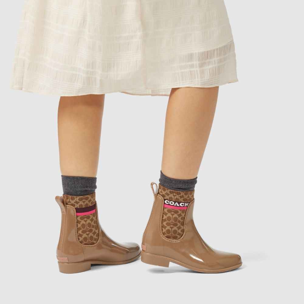 coach rain boots canada