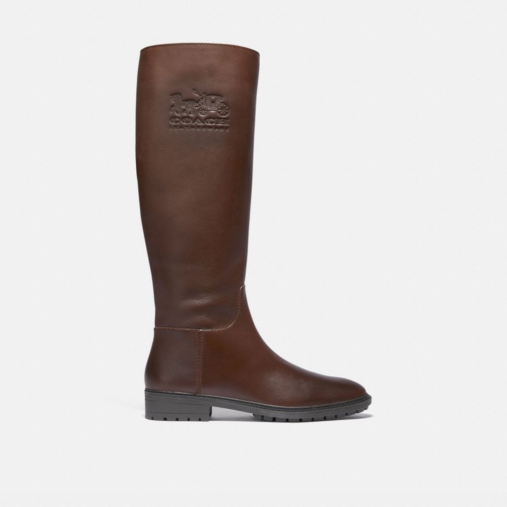 coach turnlock riding boot