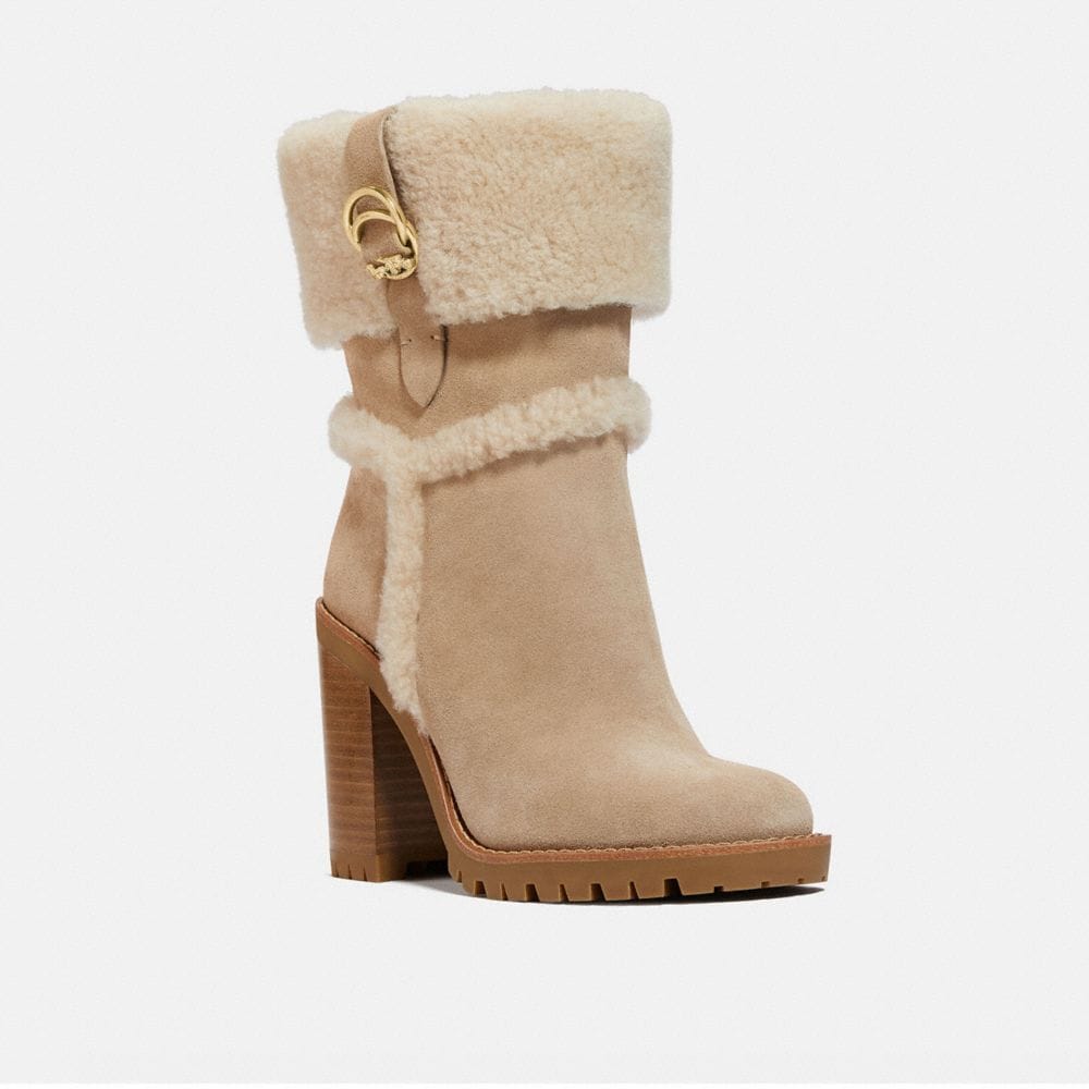 coach wedge boots