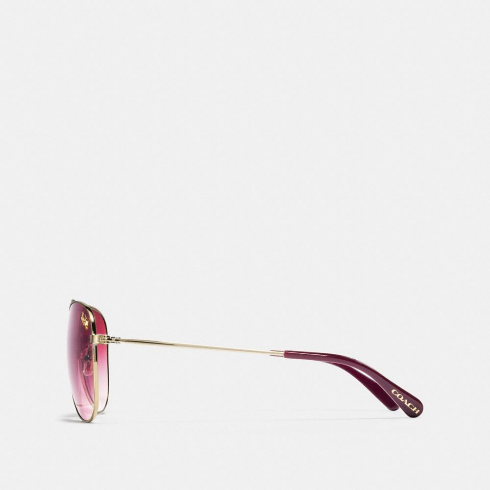 coach glasses pink