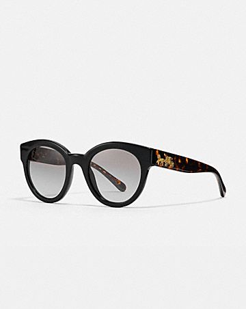 sunglasses coach signature round