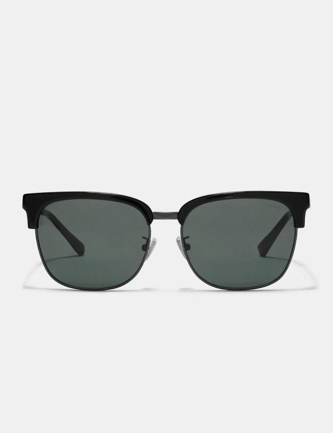 Coach Retro Frame Sunglasses Black Men Accessories Sunglasses Alternate View 2