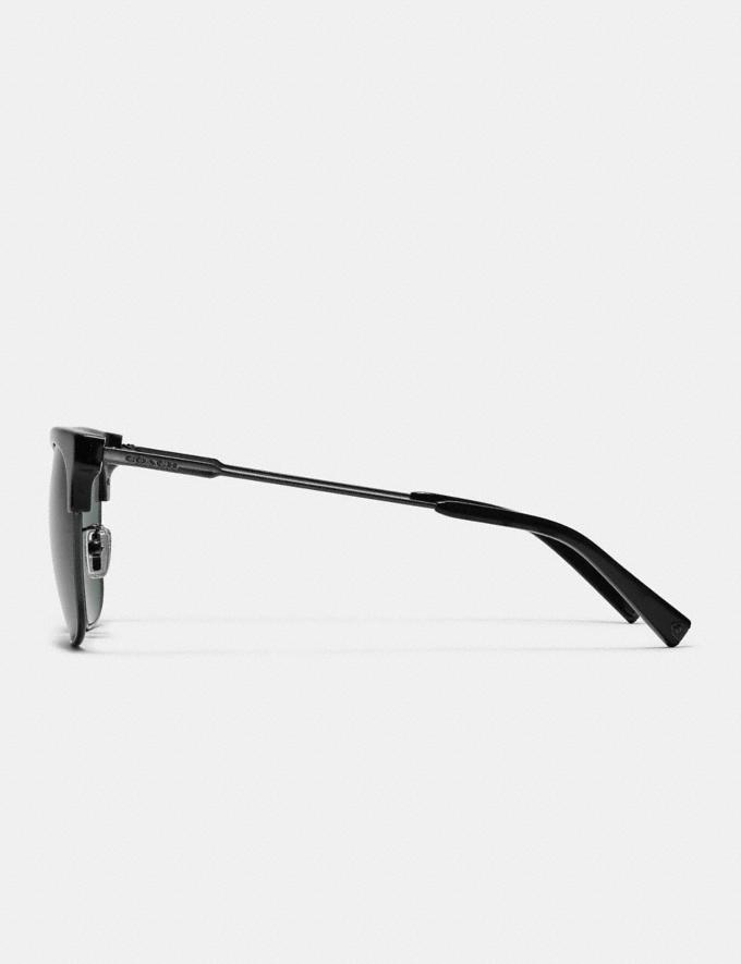 Coach Retro Frame Sunglasses Black Men Accessories Sunglasses Alternate View 3