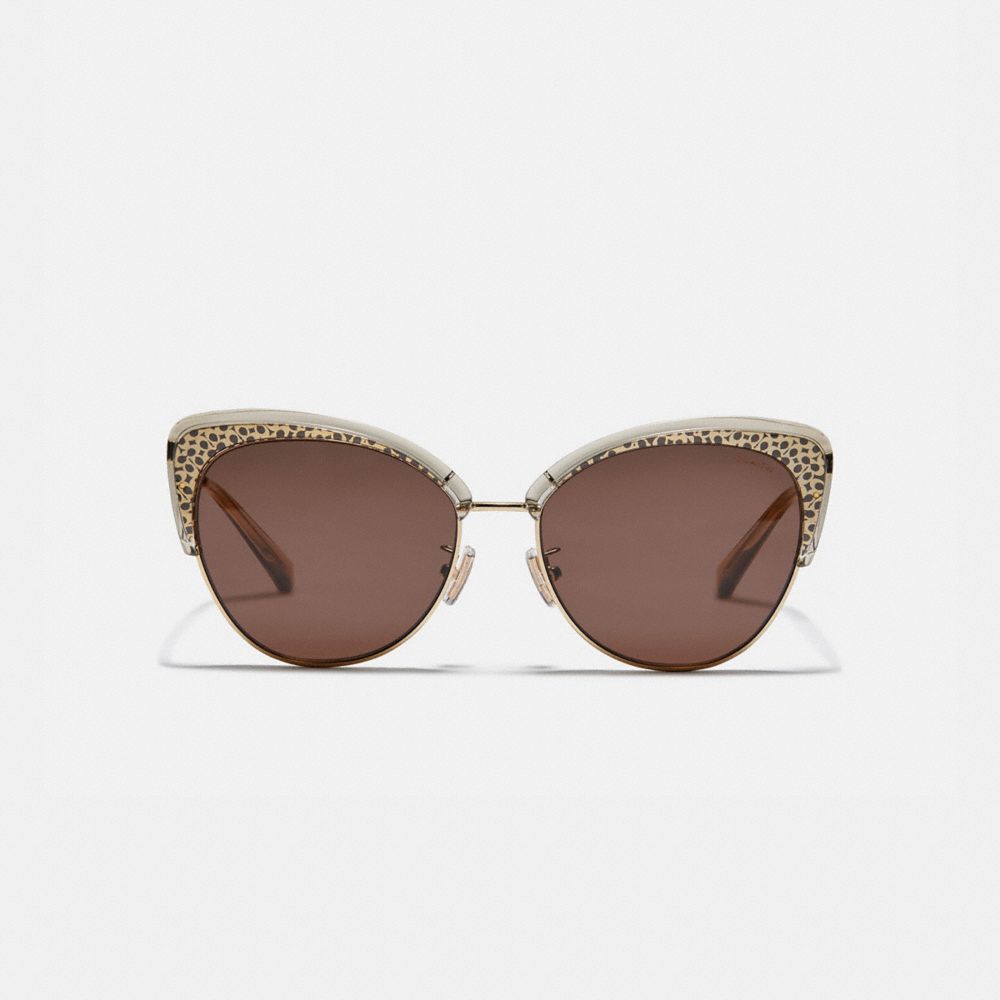 COACH: Signature Cat Eye Sunglasses