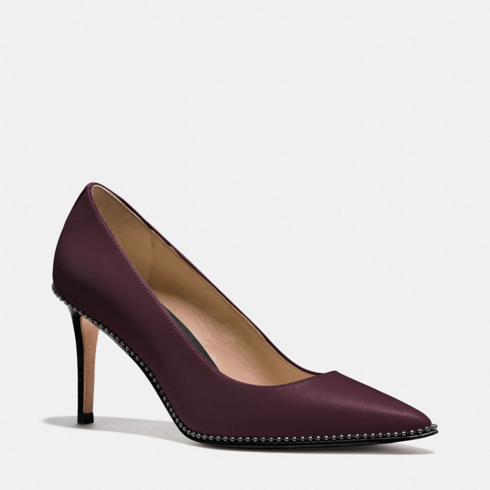 coach oxblood shoes