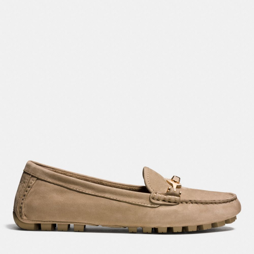 coach moccasin flats