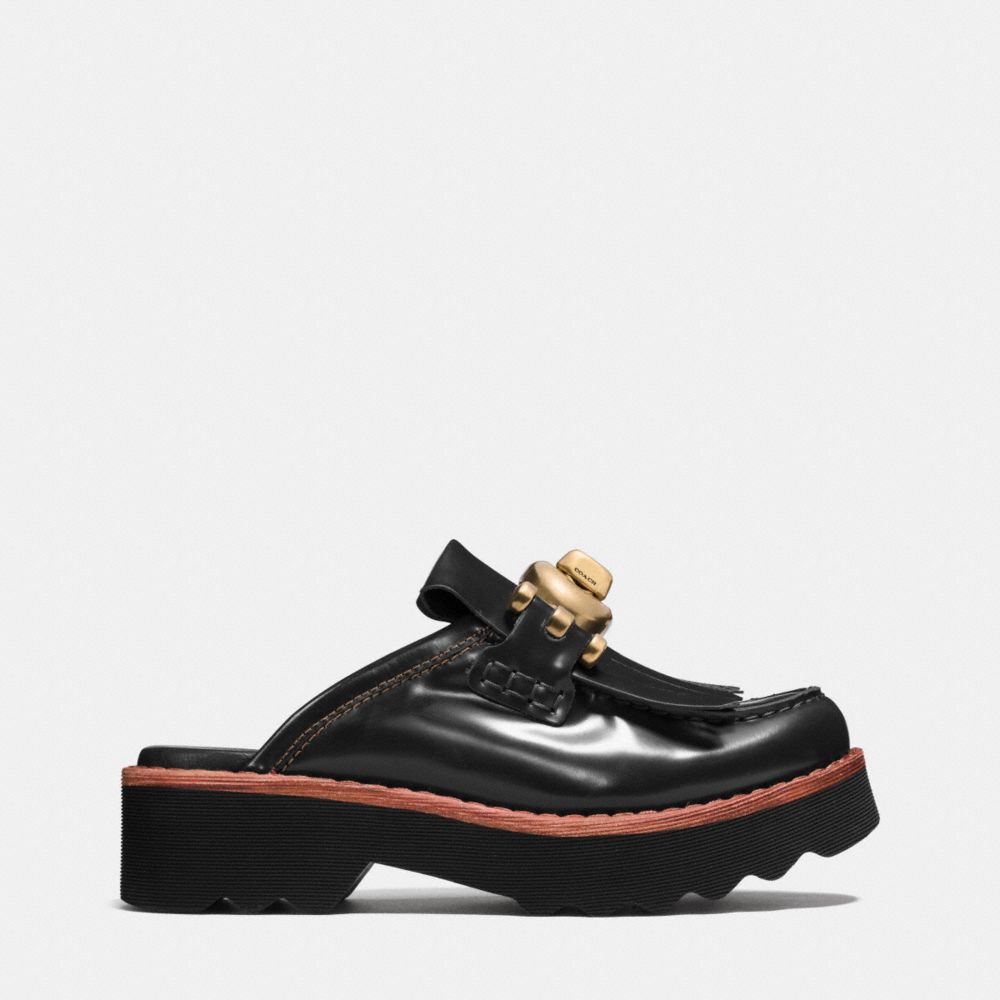 coach turnlock clogs