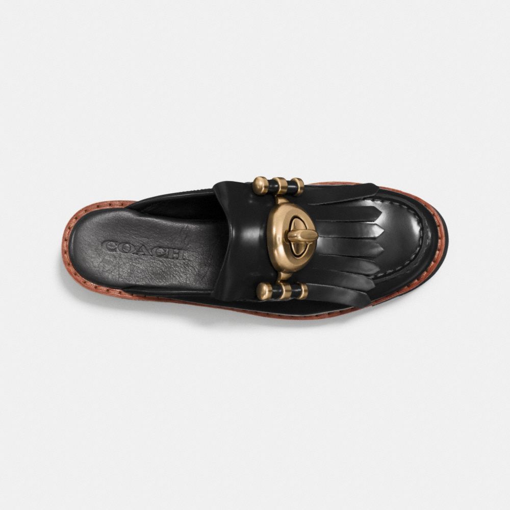 coach turnlock clogs