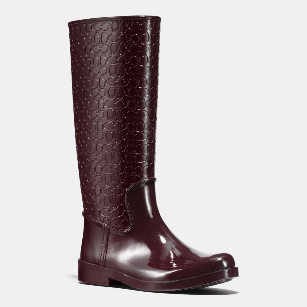 coach oxblood shoes