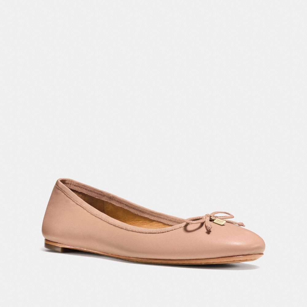 coach flatiron ballet flats