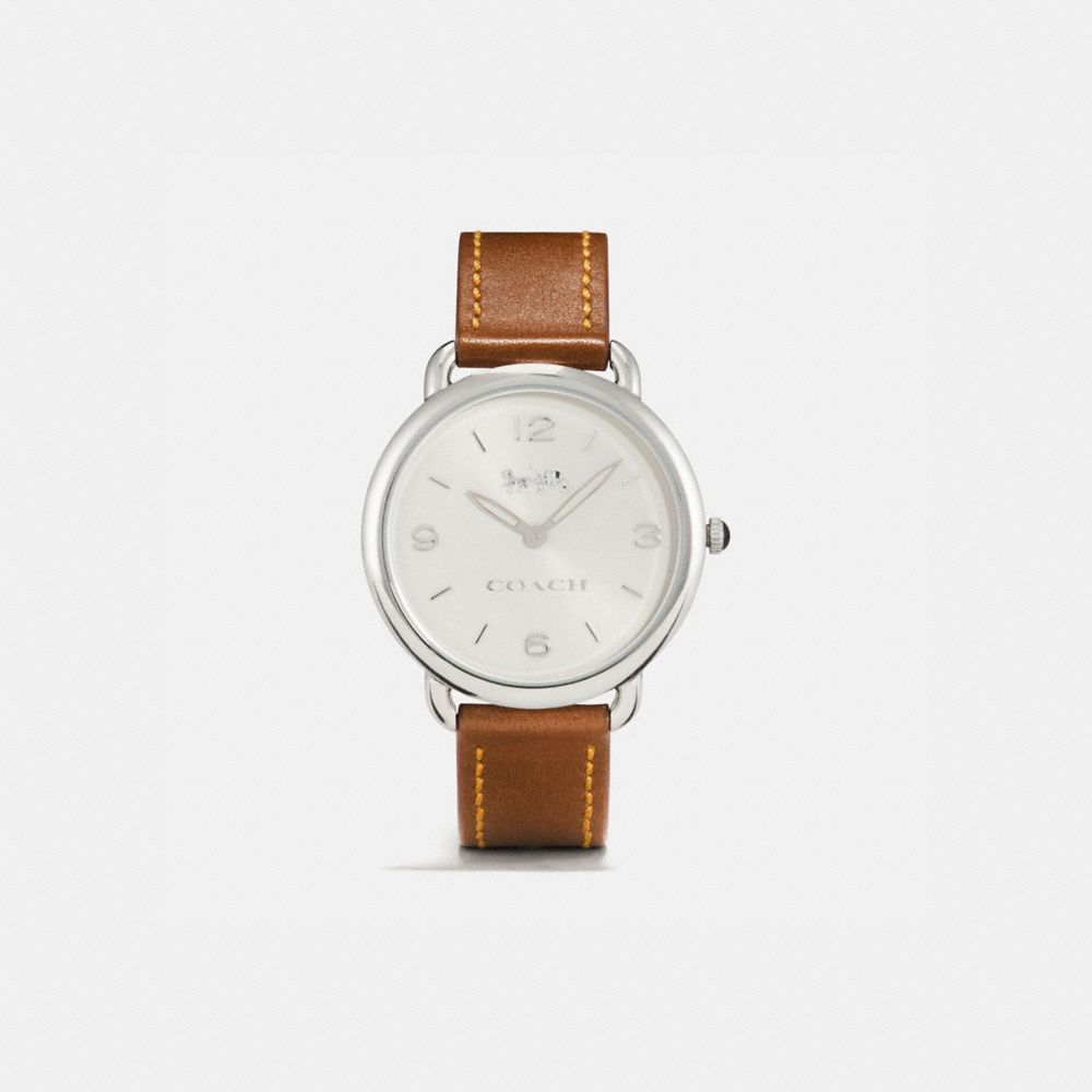 coach leather watch