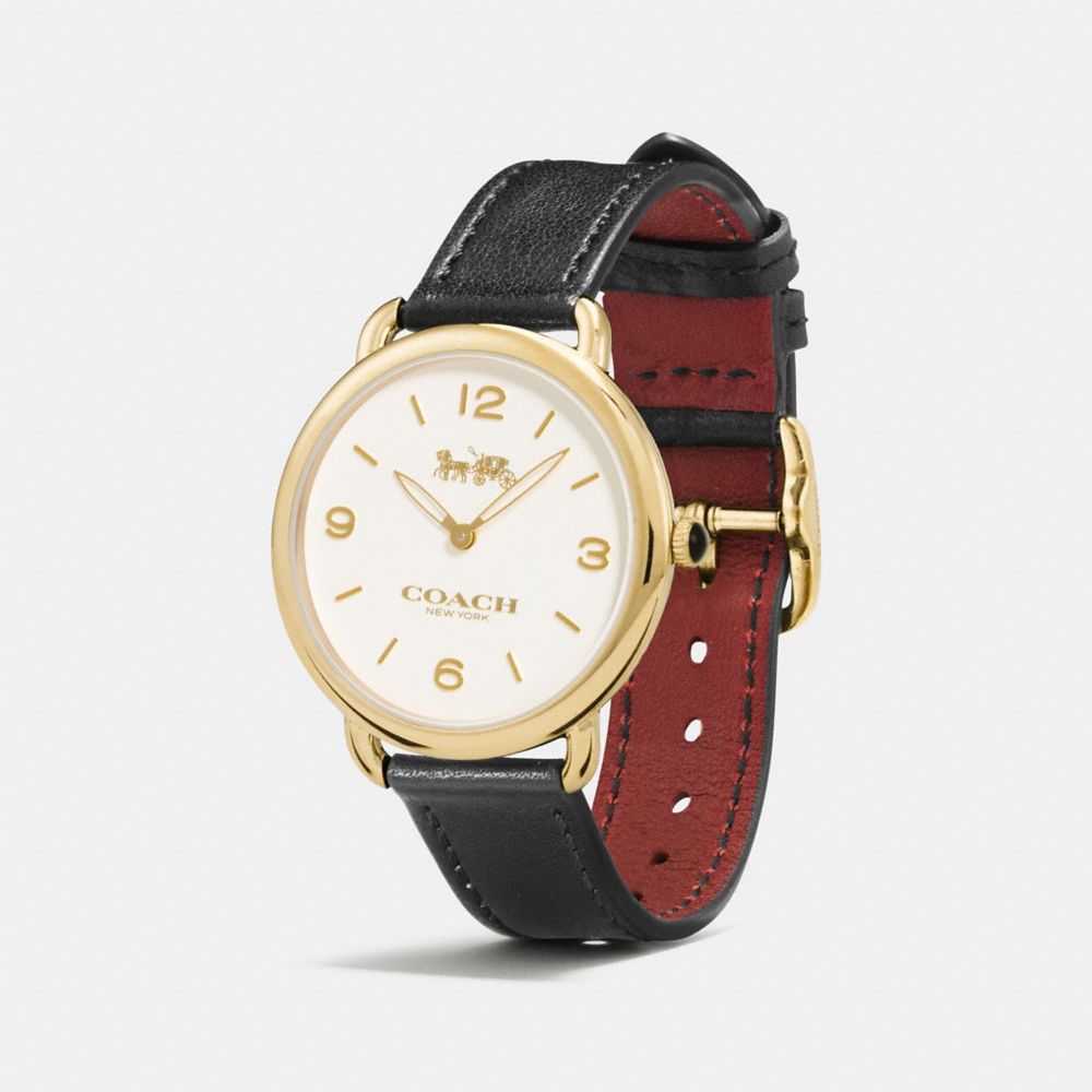 coach leather watches