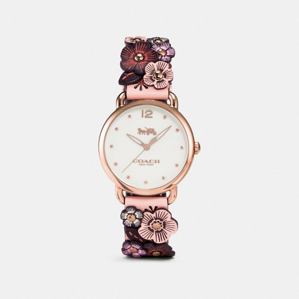 coach floral watch