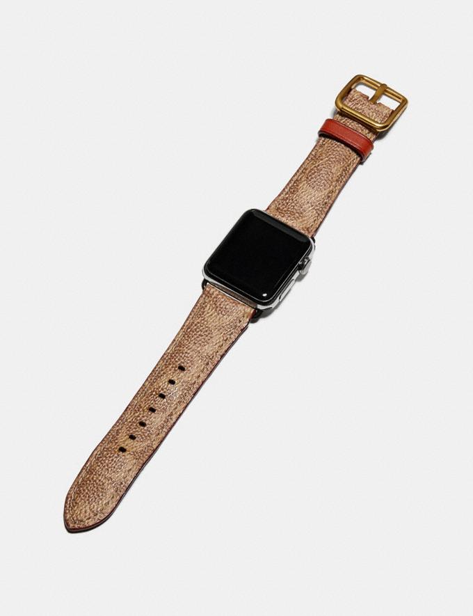 COACH: Apple Watch® Strap In Signature Canvas